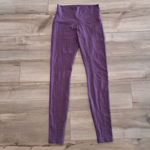 lululemon athletica Purple Textured High-Rise Leggings